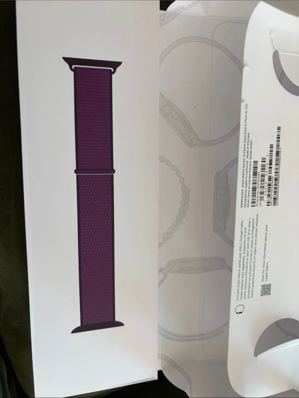 Apple Purple Sports Loop Band